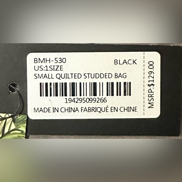 Badgley Mischka Big Chain Diamond Quilt convertible crossbody 🔥SALE🔥NWT - Picture 8 of 8